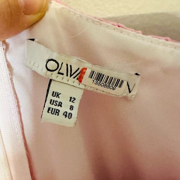 Olivia Ruben Cici Rainbow Multicolor Sleeveless Tiered Maxi Dress Size 8 - Picture 9 of 16